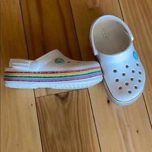 Little girls crocs size 9